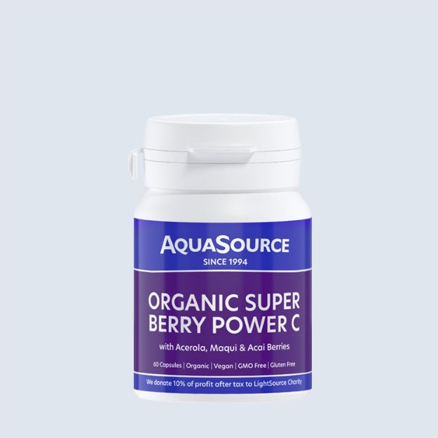 AquaSource Organic Super Berry Power C - 60 Kapseln EUORGSBC060